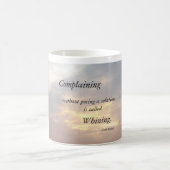 不平を言うテディなルーズベルトのマグ コーヒーマグカップ (中央)