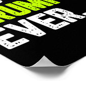 不平不満の家族おもしろい ポスター (角)