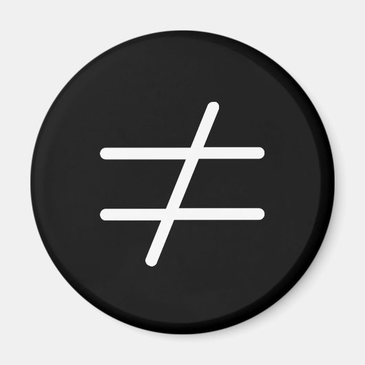 不平等シンボル女性の権利に関する抗議 マグネット (正面)