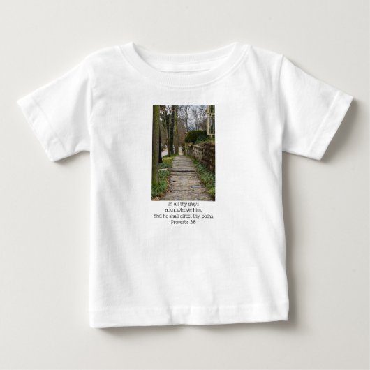 不平経路 ベビーTシャツ (正面)
