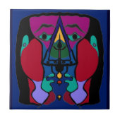 不平衡抽象芸術 タイル (正面)