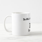 不平賞の勝者 コーヒーマグカップ (左)