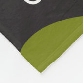 不平、不平のパグライトコケのフリースブランケット フリースブランケット (角)