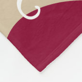 不平、不平の子鹿のパグのフリースブランケット フリースブランケット (角)