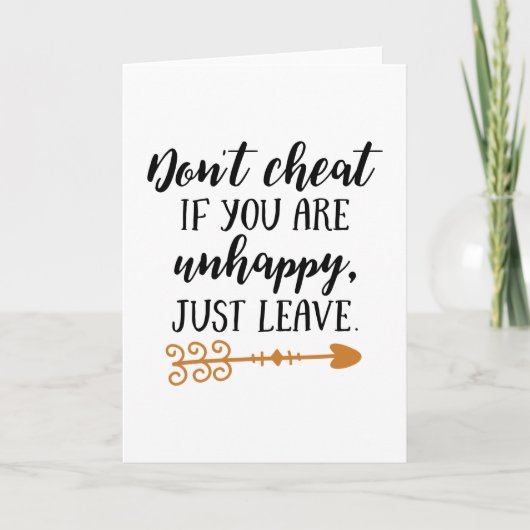 不幸だとだもしますなよ カード (正面)