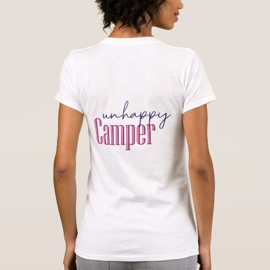 不幸なキャンパー Tシャツ (裏面)