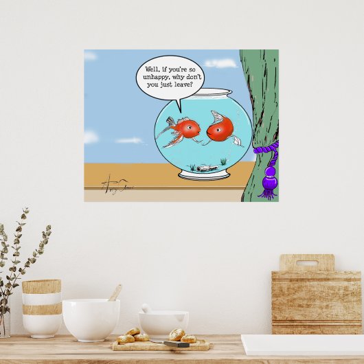 不幸な人間関係 ポスター (キッチン)