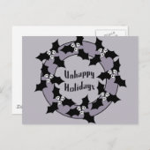 不幸な休日リース シーズンポストカード (正面/裏面)