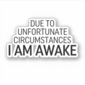 不幸な境遇で目が覚めた シール (正面)