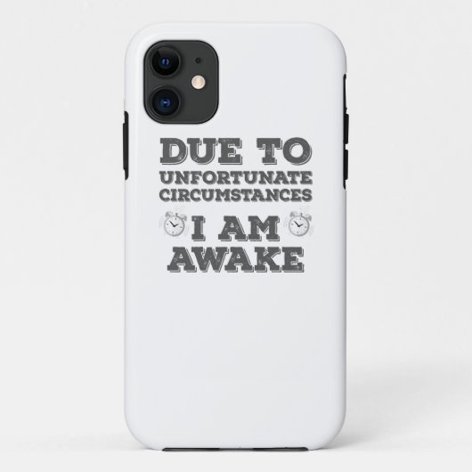 不幸な境遇で目が覚めた Case-Mate iPhoneケース (裏面)