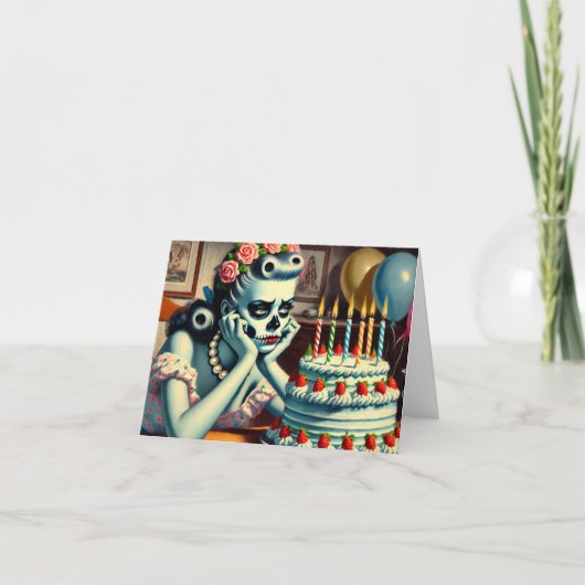 不幸な誕生日 カード (正面)