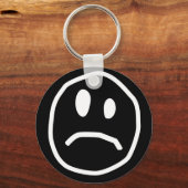 不幸な顔キーチェーン キーホルダー (正面)