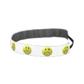 不幸な顔絵文字ヘッドバンド アスレチックヘッドバンド (右)