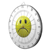 不幸な顔絵文字 ダーツボード (正面右)