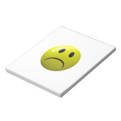 不幸な顔絵文字 ノートパッド (回転)