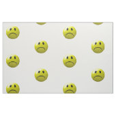 不幸な顔絵文字 ファブリック (ファットクウォーター)