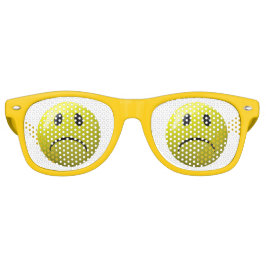 不幸な顔絵文字 レトロサングラス