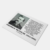 不幸の好条件の成長ニーチェ ドアマット (アングル)