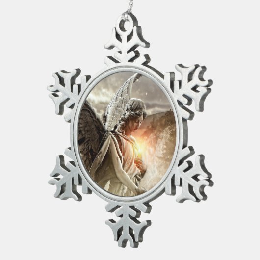 不幸天使 スノーフレークピューターオーナメント (右)