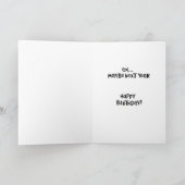 不当な誕生日ギフト カード (内部)