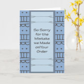 不当行為に対する謝罪 カード (黄色い花)