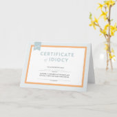 不当謝罪カード証明書 カード (黄色い花)