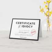 不当謝罪カード証明書 カード (黄色い花)