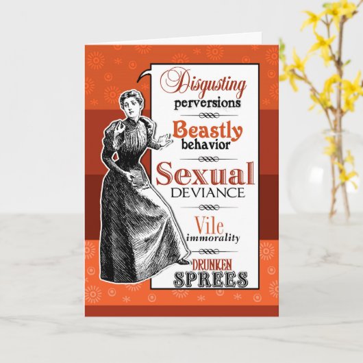 不快な倒錯 カード (黄色い花)