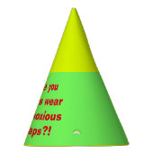 不快な劣等生帽子 パーティーハット (右)