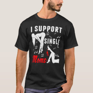 不快な失礼なストリップクラブパーティーIサポート独身の Tシャツ