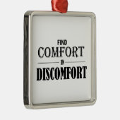 不快の発見の心地よい メタルオーナメント (右)