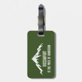 不快は入場の価だ ラゲッジタグ (裏面縦)