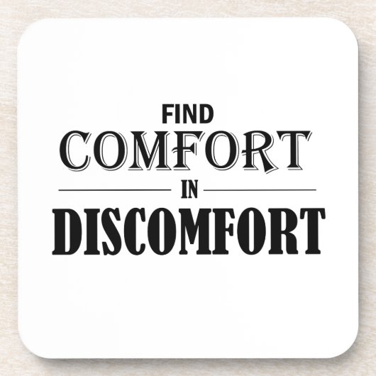 不快感で心地よいを見つける コースター (正面)