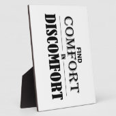 不快感で心地よいを見つける フォトプラーク (側面)