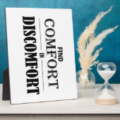 不快感で心地よいを見つける フォトプラーク (側面)