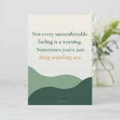不快感は危険信号とは限らない | 内省 招待状 (スタンド正面)