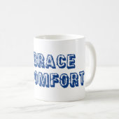 不快感を抱く コーヒーマグカップ (正面右)