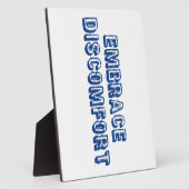 不快感を抱く フォトプラーク (側面)