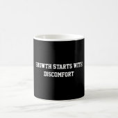 不快感+成長+モチベーション コーヒーマグカップ (中央)