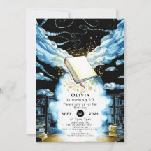 不思議で魔法がいっぱいの図書館の物語のような誕生日