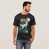 不思議なかわいいフェンネックキツネ Tシャツ (正面フル)