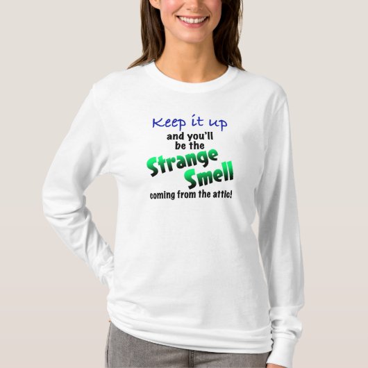 不思議なにおい Tシャツ (正面)
