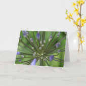 不思議なアガパンサス属カード カード (黄色い花)