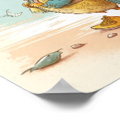 不思議なアヒルの子供部屋 ポスター (角)