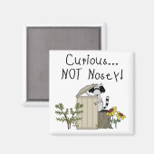 不思議なアライグマ マグネット (正面/裏面)