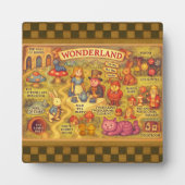 不思議なアリスの不思議の国の地図 フォトプラーク (正面)