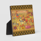 不思議なアリスの不思議の国の地図 フォトプラーク (正面)