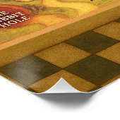 不思議なアリスの不思議の国の地図 ポスター (コーナー)