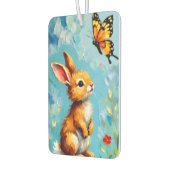 不思議なウサギと蝶 カーエアーフレッシュナー (左)