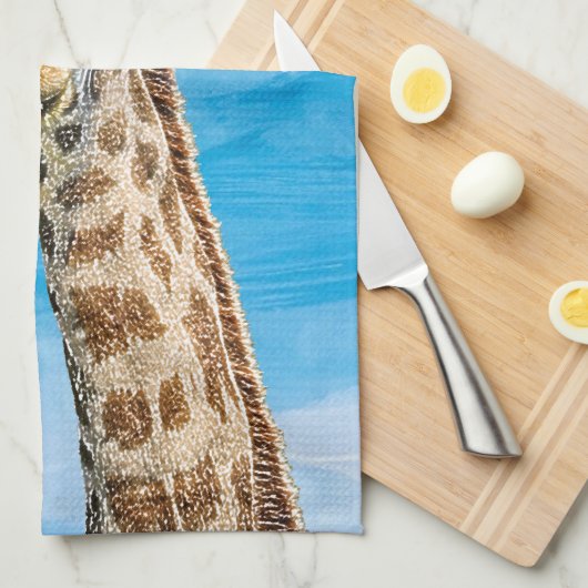 不思議なキリン キッチンタオル (四つ折り)